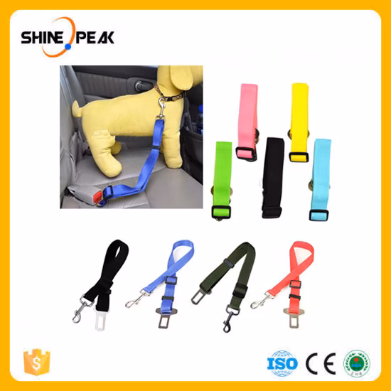 Uso regolabile per auto Pet Dog Cat Traspirante Cucciolo di gatto Gilet per imbracatura Collare Cinghie pettorali Guinzaglio per imbracatura Cintura sicura